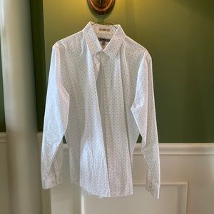 Express Fitted Dress Shirt, Size Large